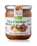 Lot de 2 Pâtes à tartiner Bio aux noisettes et cacao - 400g LUCIEN GEORGELIN