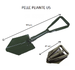 Pelle pliante en métal type US