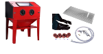 Cabine de sablage , sableuse 450 L + accessoires