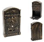 Boite aux lettres murale design antique Doré