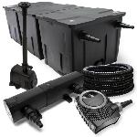 Kit de filtration biologique 18w bassin 90000 L + pompe fontaine