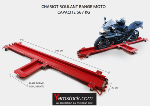 Chariot deplace et range moto jusqu'a 567 kg