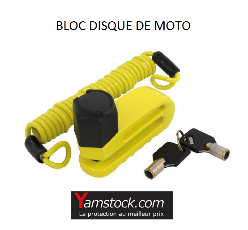 Antivol Bloc Disque de frein Moto et Scooter