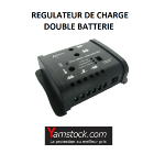 Antarion Régulateur de charge 12v , double batterie