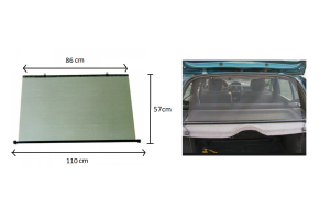 Pare soleil de voiture pour lunette arriere a enrouleur 110cm Pare soleil de voiture pour lunette arriere a enrouleur 110cm