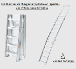 Lot de 2 Rampes de chargement quad pliable 540kg