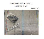 Tapis de sol Caravane, Camping car, Arisol PVC 4.00X 2.5m Gris
