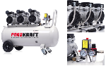Compresseur d'air sans huile 100 L - 3 X 750 W - 8 bars