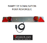 Rampe de signalisation pour remorque de 1m. cable de 4 métres PE