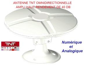 Tonna Antenne TNT camping car , caravane omnidirectionnelle 40DB