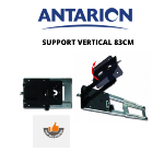 ANTARION - Support TV de placard rotation 180° coulissant droite ou gauche 
