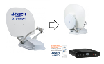 Antarion Kit Antenne satellite 60 CM G6+ CONNECT DUO - SPECIAL FOURGON