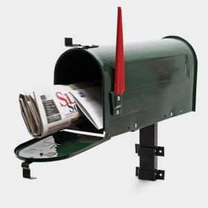 Boite aux lettres US Mailbox Design américain Verte support mural 
