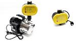 Pompe à eau de jardin portable pressostat 1100 W - 4600 L/h
