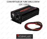 Antarion Convertisseur de tension pur sinus 300w 12v / 220v 