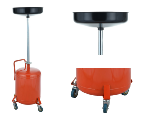 Chariot de récupération d'huile par gravité 60L