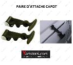Attache capot x 2 pour fermeture de capot voiture camion fourgon