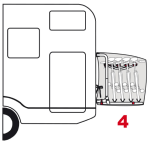 Bache pour 2/3 vélos pour Camping-car FIAMMA  