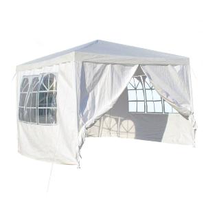 Barnum  - Tonnelle 3x3m avec panneaux amovibles -  BLANC