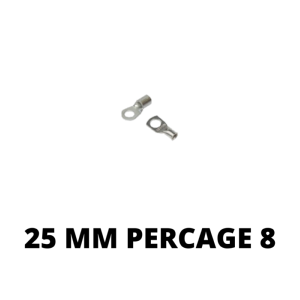 6 COSSES 25MM² PERCAGE 8