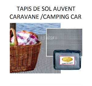 Tapis de sol auvent caravane , camping car 5 x 2.5 m