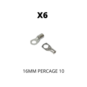 6 COSSES 16MM² PERCAGE 10