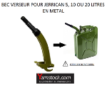 Bec verseur pour jerrican essence métal PE