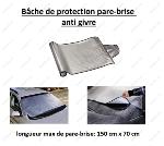 Bache Anti Givre de pare brise voiture 150 x 70 cm PE