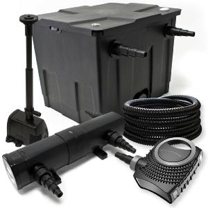 Kit de filtration biologique uvc 18w bassin 12000 L + pompe fontaine