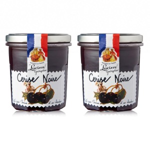 Lot de 2 Préparations de cerise noire 320g Lucien Georgelin