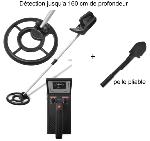 Détecteur de métaux portable max 160 cm + Pelle pliable