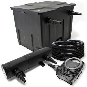 Kit de filtration biologique uvc 18w bassin 12000 L max + tuyau