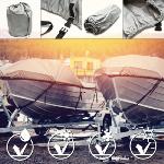 Housse bache de protection grise pour bateau 4.87m x 2.30m max