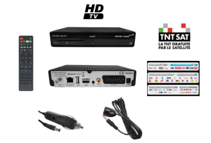 Démodulateur satellite HD TNTSAT 12V Servimat Armis III