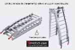 2 x Rampes de chargement moto , quad 630kg WC