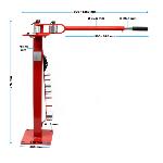 Cintreuse manuelle pour acier plat, rond ou carré - A fixer au sol