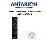 Telecommande TV antarion ATV/HDNG/A
