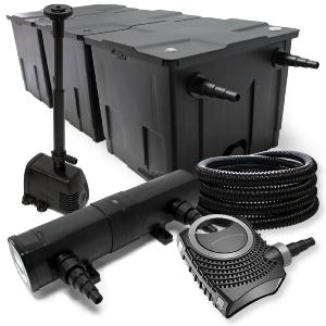 Kit de filtration biologique 24w bassin 90000 L + pompe fontaine