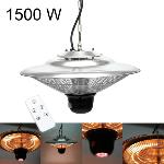Chauffage éléctrique Radiant Suspendu 1500w pour Jardin, balcon + télécommande