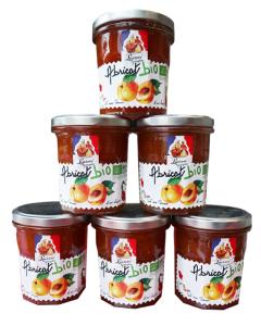 Préparation de fruit Abricot BIO 6 X 320g Lucien Georgelin