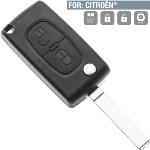 Boitier Plip Télécommande 2 Boutons Citroen Berlingo, C2 et C3