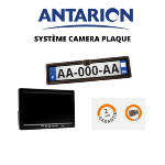 Antarion Pack caméra de recul sur plaque d'immatriculation écran de 7' Ecran 7'
