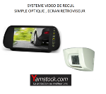 Antarion Pack Camera de recul 7' camping car sur rétroviseur