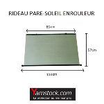 Pare soleil voiture de lunette arriere a enrouleur de 110cm PE