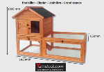  cage - Poulailler - Clapier - Lapinière en bois  WC