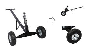 Déplace caravane / remorque manuel max 270 kg sur flèche 