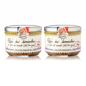 Pâté du Dimanche au foie gras - 2 x 200g LUCIEN GEORGELIN