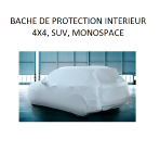 Housse de protection voiture VELOURS , 4X4 420x165x132 cm
