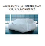 Housse de protection voiture 4X4 VELOURS 491x194x146 cm