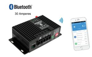 Antarion Régulateur solaire MPPT 30A 12V/24V BLUETOOTH 